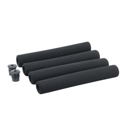 Ultracycle's Cruiser & Road Foam Grips - Soft and Cushy Design, High-Density Foam Rubber, 4-Piece Kit, 8.5 Inches - Ultimate Comfort and Control for Your Bike's Handlebars