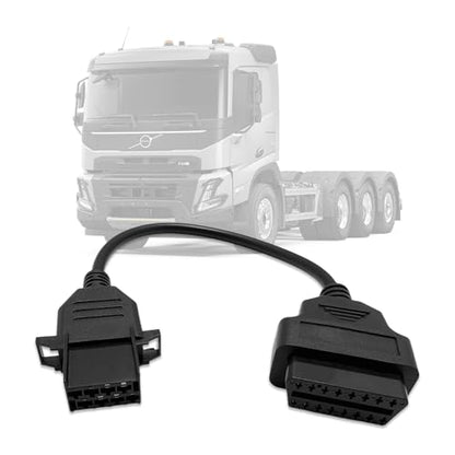 Truck OBD1 to OBD2 Adapter for Volvo 8 Pin Diagnostic Cable Connector - style: Fit for Volvo 8pin