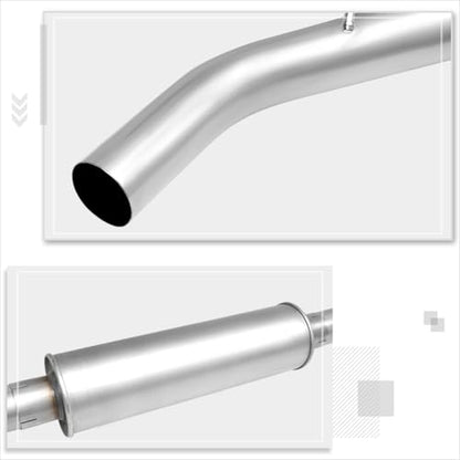 PM PERFORMOTOR 3" Stainless Steel Catback Exhaust System Compatible with 2015 2016 Chevy Colorado/GMC Canyon