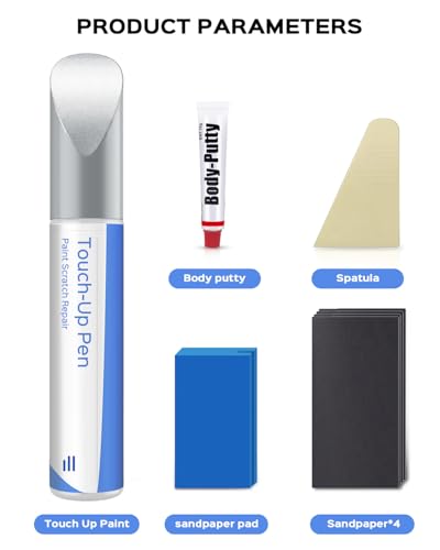 149/9149 Polar White Touch Up Paint Repair Kit Compatible with Mercedes-Benz - DIY Kit Exactly Matches Chips and Nicks - color: Polar White(149/9149)
