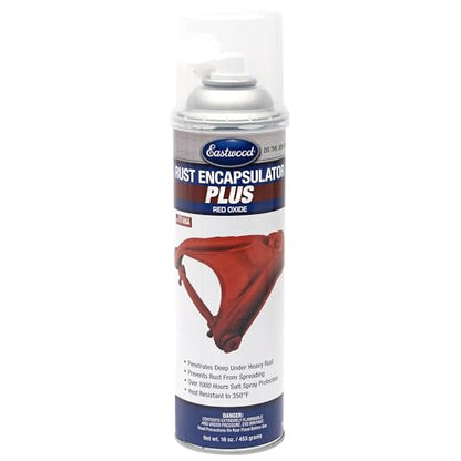 Eastwood Red Oxide Rust Encapsulator Plus | Long Lasting Durable Finish 1 Coat Automotive Maximum Rust Protection | Heat Resistance up to 350 Degrees F | 16 oz. Aerosol | 1 Pack - color: Red