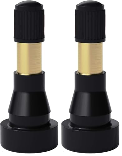 CKAuto TR600HP High Pressure Brass Rubber Snap-in Tire Valve Stem (50pcs/Bag) (Pack of 2) - size: 100 (Pack of 2)