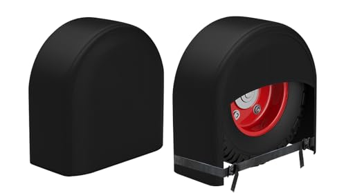 K-Musculo RV Tire Covers 2-Pack, Waterproof Wheel Covers for RV Wheel Travel Trailer Camper Truck SUV, Fit 33-35 Inch Tire Diameter (Black) - color: Black - 2Pack, size: (33''-35'') Dia
