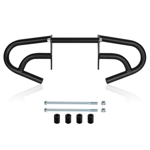 CRF300L/250L 21-25 Crash Bar Compatible with CRF300L 2021-2025 CRF250L 2022-2025 Motorcycle Engine Guard Highway Crash Bar Bumper Frame Falling Protector Steel Split Style (Black) - color: Black