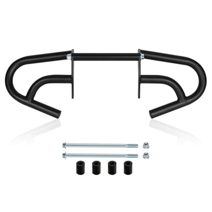CRF300L/250L 21-25 Crash Bar Compatible with CRF300L 2021-2025 CRF250L 2022-2025 Motorcycle Engine Guard Highway Crash Bar Bumper Frame Falling Protector Steel Split Style (Black) - color: Black