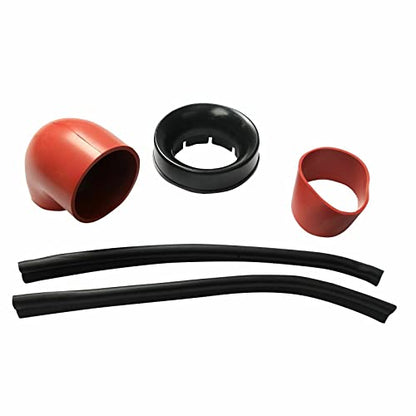 4" Cold Air Intake System Kit Compatible with 1999-2006 Chevy/GMC/Cadillac - color: Red