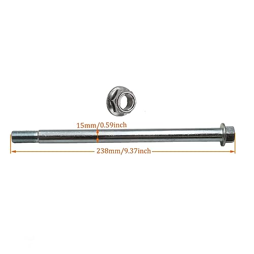 15mm 225mm Front Rear Wheel Rim Axle for 125cc 140cc 150cc 200cc PIT PRO Trail Dirt Bike Thumpstar