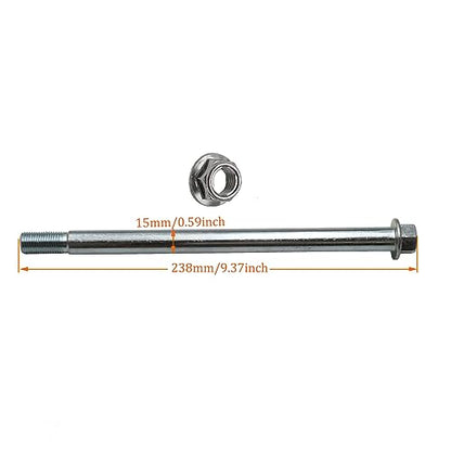 15mm 225mm Front Rear Wheel Rim Axle for 125cc 140cc 150cc 200cc PIT PRO Trail Dirt Bike Thumpstar