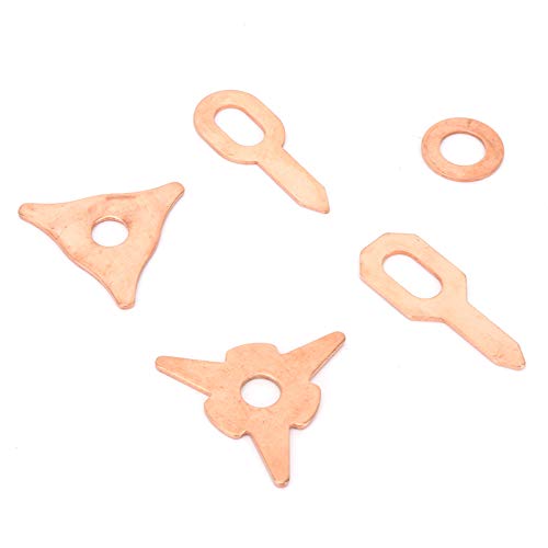 Dent Pulling Rings, 110pcs Dent Pulling Puller Rings Triangle OT Round for Car Body Welding Repair Tool Set Weld kit Dent Puller Rings