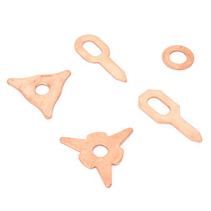 Dent Pulling Rings, 110pcs Dent Pulling Puller Rings Triangle OT Round for Car Body Welding Repair Tool Set Weld kit Dent Puller Rings