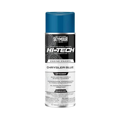 Seymour EN-63 Hi-Tech Engine Spray Paint, Chrysler Blue - color: Chrysler Blue