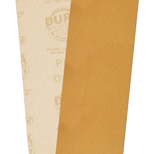 Dura-Gold Premium - 320 Grit Gold - Hook & Loop Backing Longboard Continuous Sandpaper Roll, 2-3/4" Wide, 12 Yards Long - For Automotive & Woodworking Air File Long Board Sanders, Hand Sanding Blocks - size: 320-Grit