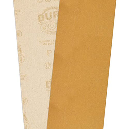 Dura-Gold Premium - 320 Grit Gold - Hook & Loop Backing Longboard Continuous Sandpaper Roll, 2-3/4" Wide, 12 Yards Long - For Automotive & Woodworking Air File Long Board Sanders, Hand Sanding Blocks - size: 320-Grit