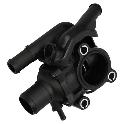 IRONTEK 902-201 Engine Coolant Thermostat w/Water Outlet Housing Assembly Fit for 2001-2004 for Ford Escape, 2000-2004 for Ford Focus, 2001-2004 for Mazda Tribute, SK902201 F8RZ8575CA - size: 902-201