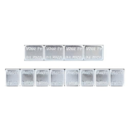 12pcs Weights for Pinewood Derby Car, 4OZ Total 2 Size Adhesive Low-Profile Weights Set for Race Car Wheels Axles COG Speed Adjustment