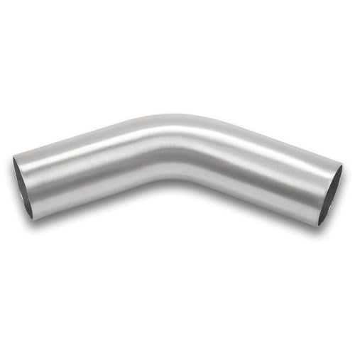 45 Degree Elbow 2.25 Inch 57mm OD Aluminum Intercooler Pipe Piping Air Intake Tube, 1.5D Radius, Brushed Finish - color: 45 Degree - 1PC, size: OD: 2.25" (57mm)