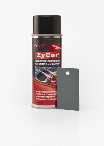 ZyCoat ZyCor 38012 DIY High Temperature Aerosol Coating - Gasser White/Primer Combo, 13 Ounce - 2 Pack - color: Gasser White/Primer