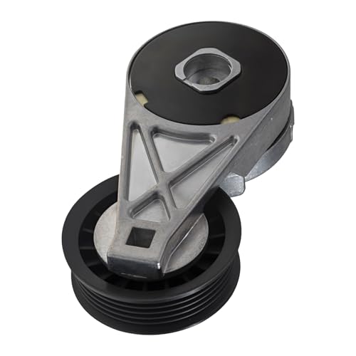 TUCAREST 38104 (For 3.4L 207Cid/3.5L 213Cid) Drive Belt Tensioner Pulley Assembly Fit For 02-07 Bu-ick Rendezvous /05-09 Chevy Equinox, 97-03 Malibu /99-04 Alero /99-05 Po-ntiac Montana [# 12563083]
