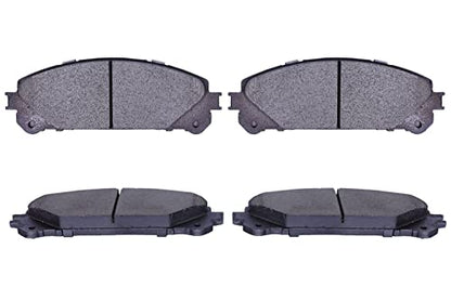 Replacement for Front & Rear Ceramic Brake Pads D1324,D1391 - LEXUS RX350, RX450h, Highlander, Sienna 2010-2018 - style: D1324-D1391