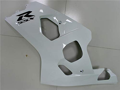 US Stock Motorcycle Injection Mold ABS Fairings Kit Fit for K4 2004 2005 GSXR 600 GSXR 750 Bodywork New Aftermarket Fairings Kit White
