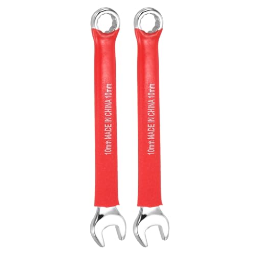 HARFINGTON 2Pcs Metric Combination Wrench 10mm 12-Point Box & Open End CR-V - size: 10mm