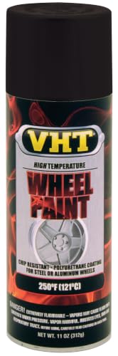 VHT Wheel Paint, Satin, Black, 11 oz - color: Black, size: 1 Count (Pack of 1), style: Coating