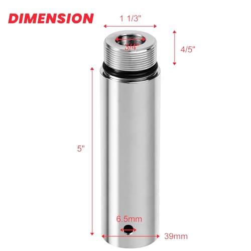 39mm Fork Tube 5" Extensions Compatible with Harley Davidson Sportster 883 1200 XL Dyna Glide FXR Chrome Powersports Fork Guards - size: 5" fork tube extensions