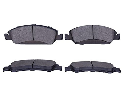 Brakes Premium Ceramic Replacement Front Brake Pad Set for 2005-2020 Chevy GMC Cadillac Vehicle-Avalanche/Silverado/Suburban/Tahoe//Sierra/Yukon/Savana//Escalade - style: D1363