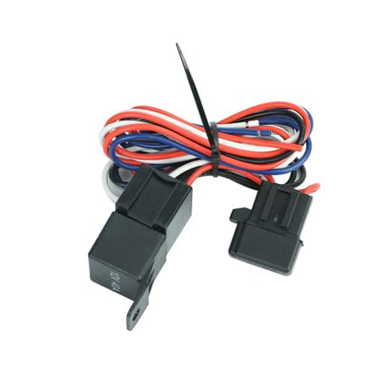 BLACKHORSE-RACING 12" Universal Electric Radiator Cooling Fans + Thermostat Relay & Mount Kit - size: 12 Inch