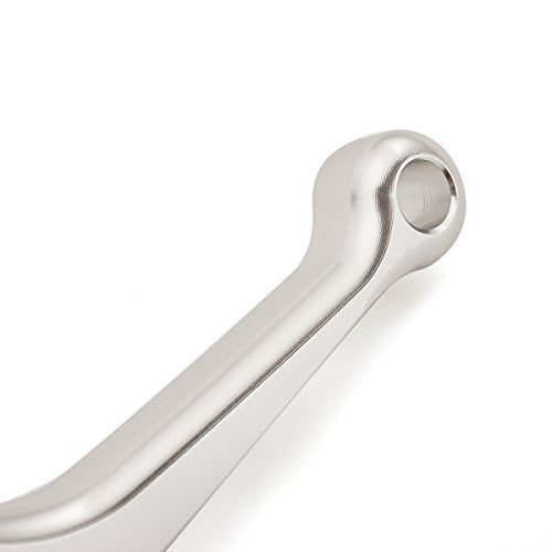 FXCNC Motorcycle Adjustable Brake Clutch Levers Compatible with Continental GT 650, Continental GT 535, 650 Interceptor, C5 and B5, 2017 on Euro - color: Silver Lever with Black Adjuster