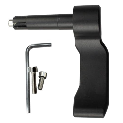 Thumb Throttle Lever for Polaris Sportsman,Scrambler ATV, Aluminum Extended Throttle Lever fit for 2009-Up Polaris Sportsman 450 500 550 570 850 1000 XP Scrambler 1000 850 570 - Black