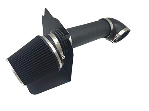 Intake Pipe Cold Air Intake Kit with Filter 2005-2010 Fit for Dodge/Chrysler (Challenger, Charger, 300) 5.7L 6.1L V8 (Black Tube & Black Filter) - color: Black Tube & Black Filter