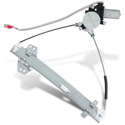SCITOO Front Right Passengers Side Power Window Regulator with Motor Assembly Replacement fit for 2001-2005 for Honda Civic 2 Door Coupe 72210S5PA02 741-301 - size: 741-301