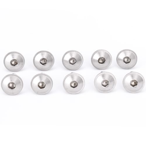 M5 Stainless Fairing Bolt Kit for Suzuki GSX-R 600/750 / 1000, GSX-1300R - size: M5 x 16.5
