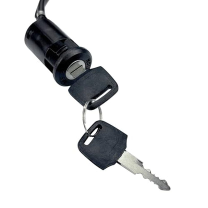 3Pcs 4 Wire Ignition Switch with Key for Tao Tao Coolster 110cc 125cc Chinese ATV Sunl Kazuma Roketa Apollo Coleman Hawk 50cc 70cc 90cc Quad 4 Wheeler Pit Dirt Bike