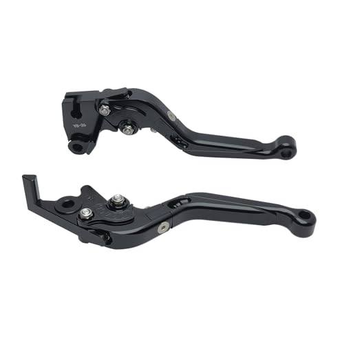 Brake Clutch Levers Replacement for Kawasaki Ninja 500 400 300 - color: Black