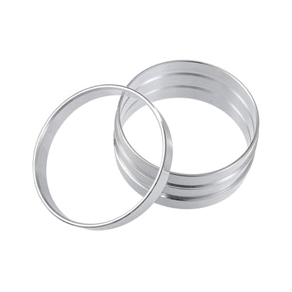 4pcs OD 68mm to ID 65.1mm Aluminum Alloy Car Auto Hub Centric Rings Wheel Bore Center Spacer Automotive Parts