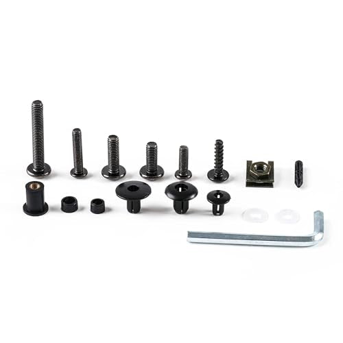 Fairing Bolt Kit for Honda CBR1000RR 2004-2011 Body Kits Screws Nuts-Black - color: Black