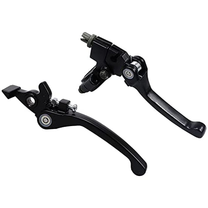 LOCOPOW Brake Clutch Lever Handle for 7/8" 22mm inch Handlebar 110cc 125cc 140cc TTR 125cc SSR Xmotos RFZ Apollo Taotao Thumpstar 125 Pit Dirt Bike Motorcycle Coolster