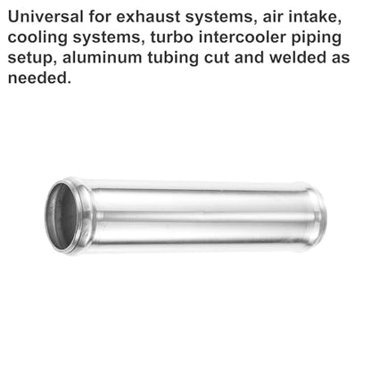 ACROPIX 38mm 1.5" OD 6" 152mm Length Universal Car Aluminum Alloy Intercooler Pipe Straight Air Intake Tube - Pack of 2 - size: OD 1.5"