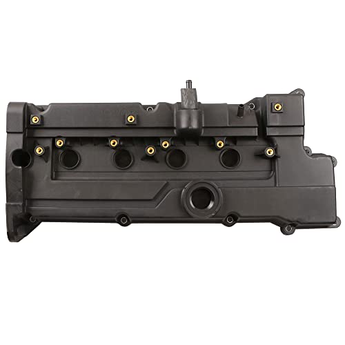 Engine Valve Cover with Gasket Plastic for 2006 2007 2008 2009 2010 2011 Hyundai Accent Kia Rio 1.6L [264-990][22441-26801][2241026855]
