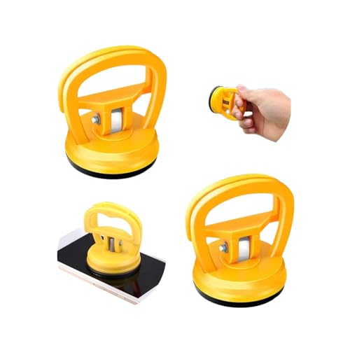 Car Dent Puller, 2 Pack Dent Repair Kit, Strong Suction Cups, Portable Dent Remover Tool for Car, Paintless Dent Removal Kit for Auto Body,Glass,Screen, Car Scratch Remover (Yelow)