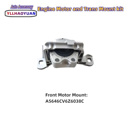 Yllhaoyuan Set of 3 Complete Engine & Transmission Mounts - size: Focus 2012-2018 2.0L L4