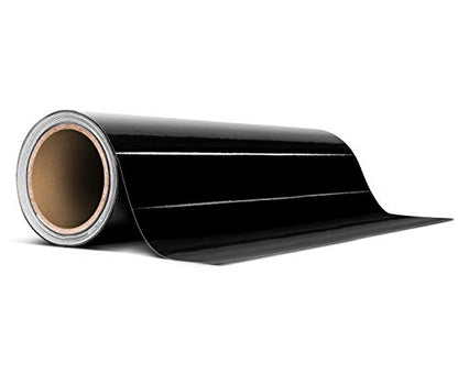 VViViD Black Gloss Air-Release Adhesive Vinyl Tape Roll (8 Inch x 20ft) - size: 8" x 20ft