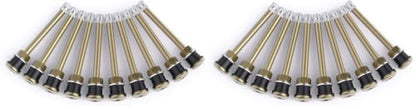 CKAuto TR572 Brass Commercial Truck Valve Stems 3 3/4" Eff. Length, 10 pcs (Pack of 2) - color: tr572