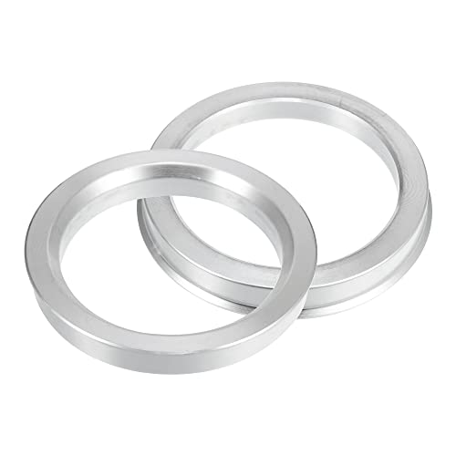 X AUTOHAUX 4pcs Aluminium Alloy Hub Centric Rings Wheel Bore Center Spacer - size: 56.6mm