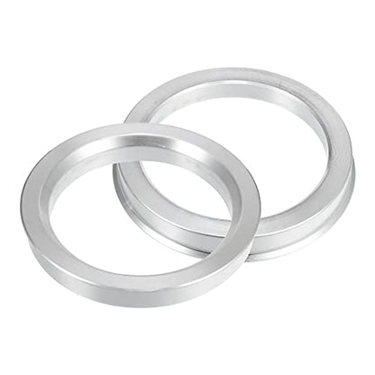 X AUTOHAUX 4pcs Aluminium Alloy Hub Centric Rings Wheel Bore Center Spacer - size: 56.6mm