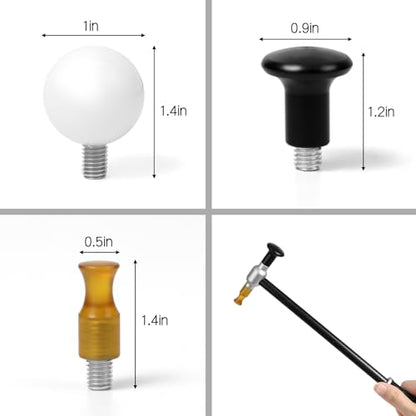 WHDZ Paintless Dent Repair Tools Dent Removal Hammer Tap Down Tools Repair Hammer for Auto Body Hail Damage Dent Remover