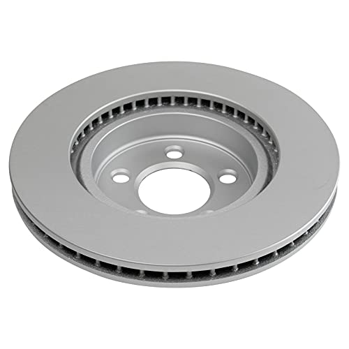 TRQ Front and Rear Brake Rotor Set G Coated - style: BRA15436