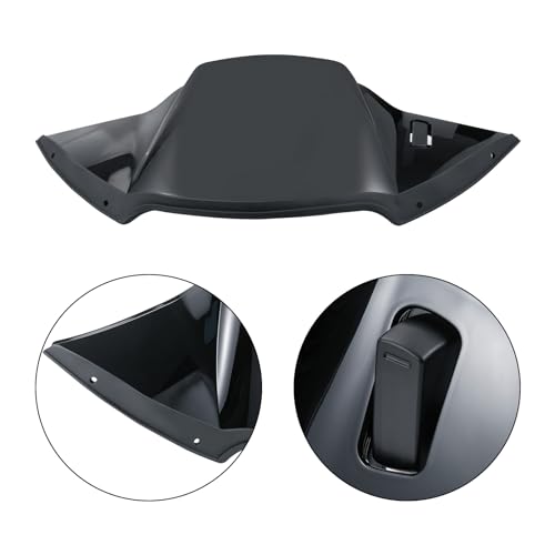 Vivid Black Fairing Air Duct, Air Duct Baffle and Actuator Assembly Kit Compatible with Harley Davidson Road Glide 2015-2023